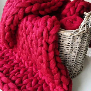 Super Chunky Wool - Cherry Red